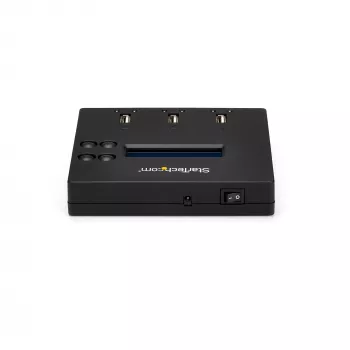 „StarTech.com“ nepriklausomas USB atmintukų kopijavimo ir trynimo įrenginys 1:2, 1,5 GB/min, LCD ekranas