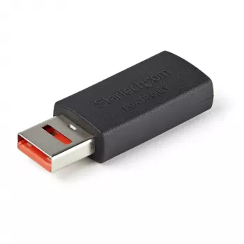 StarTech.com USB duomenų blokavimo adapteris – USB-A vyriška į USB-A moteriška jungtis, tik įkrovimui