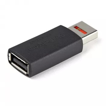 StarTech.com USB duomenų blokavimo adapteris – USB-A vyriška į USB-A moteriška jungtis, tik įkrovimui