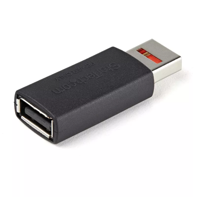 StarTech.com USB duomenų blokavimo adapteris – USB-A vyriška į USB-A moteriška jungtis, tik įkrovimui