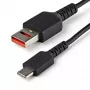 StarTech.com 3ft (1m) Saugus įkrovimo laidas – USB-A į USB-C duomenų blokavimo laidas – tik įkrovimui, be duomenų – telefonui/planšetei