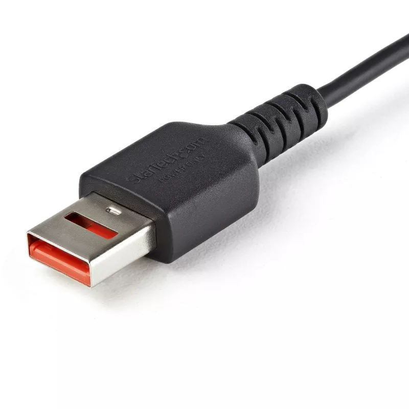 StarTech.com 3ft (1m) Saugus įkrovimo laidas – USB-A į USB-C duomenų blokavimo laidas – tik įkrovimui, be duomenų – telefonui/planšetei