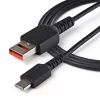 StarTech.com 3ft (1m) Saugus įkrovimo laidas – USB-A į USB-C duomenų blokavimo laidas – tik įkrovimui, be duomenų – telefonui/planšetei