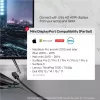 Unitek V1152A Mini DisplayPort į HDMI laidas, 2 m, HDMI 1.4, 4K@30Hz, HDCP 2.0, paauksuoti kontaktai, juodas