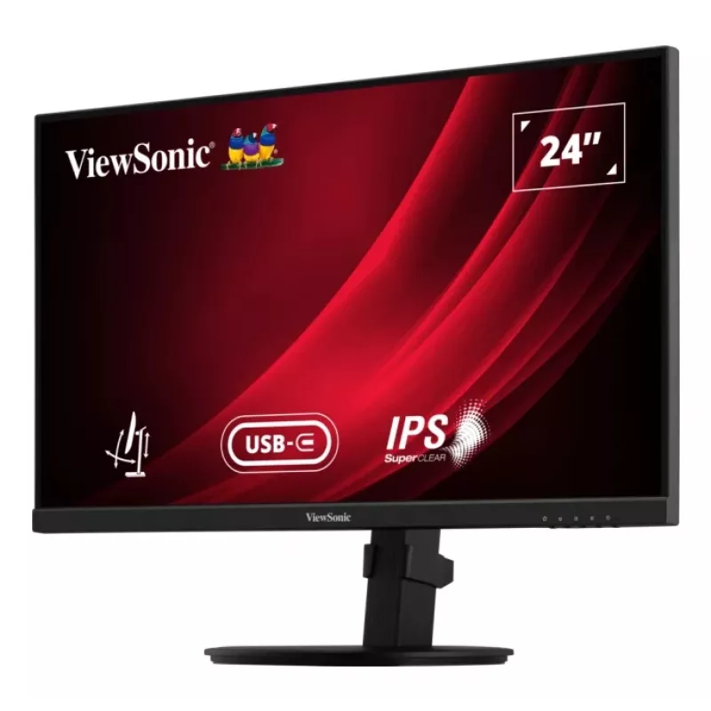 ViewSonic VG2409-MHDU-2 kompiuterio monitorius 23,8 colio Full HD LED juodas