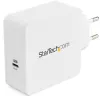 StarTech.com USB-C sieninis įkroviklis - nešiojamojo kompiuterio USB-C įkroviklis 60W PD - 2m kabelis - universalus kompaktiškas C tipo maitinimo adapteris - Dell XPS/Lenovo X1 Carbon/HP EliteBook/MacBook - USB IF/CE sertifikuotas