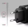 Sieninis įkroviklis Axagon ACU-QC18 QC 3.0 1× OUTPUT 18W, juodas