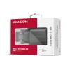 Sieninis įkroviklis Axagon ACU-QC18 QC 3.0 1× OUTPUT 18W, juodas