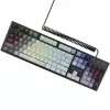 Mechaninė klaviatūra LORGAR Azar 514 White su RGB foniniu apšvietimu, ENG išdėstymas