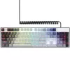 Mechaninė klaviatūra LORGAR Azar 514 White su RGB foniniu apšvietimu, ENG išdėstymas