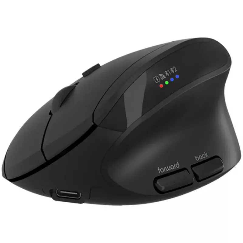Pelė CANYON MW-25 Ergonominė LED AA Dviejų režimų Belaidė Juoda