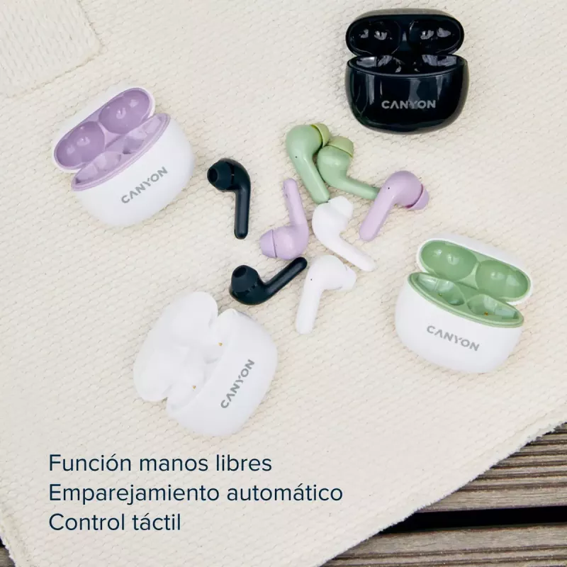Ausinės belaidės Canyon TWS-5 (CNS-TWS5PU) violetinės