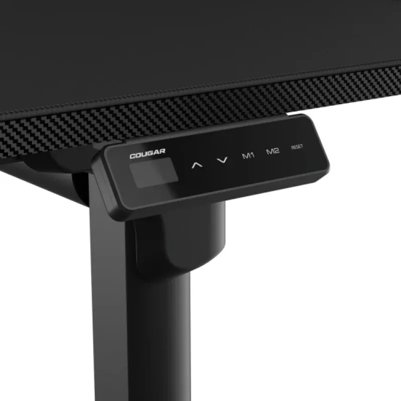 Stalas COUGAR Gaming E-GRAV 180 Juodas Stačiakampis Anglies Pluošto 180x80 cm