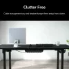 Stalas COUGAR Gaming E-GRAV 180 Juodas Stačiakampis Anglies Pluošto 180x80 cm