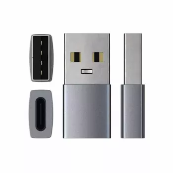 Satechi ST-TAUCM USB-A į USB-C adapteris, pilka