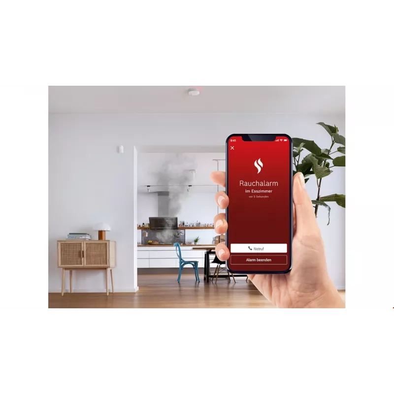 Bosch 8 750 002 142 išmanusis dūmų detektorius su belaidžiu ryšiu