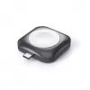 Įkrovimo stovas Satechi ST-TCMCAWM Apple Watch juodas sidabrinis baltas aliuminis