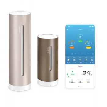 Netatmo NWS-S-EC skaitmeninė orų stotelė Ruda Wi-Fi