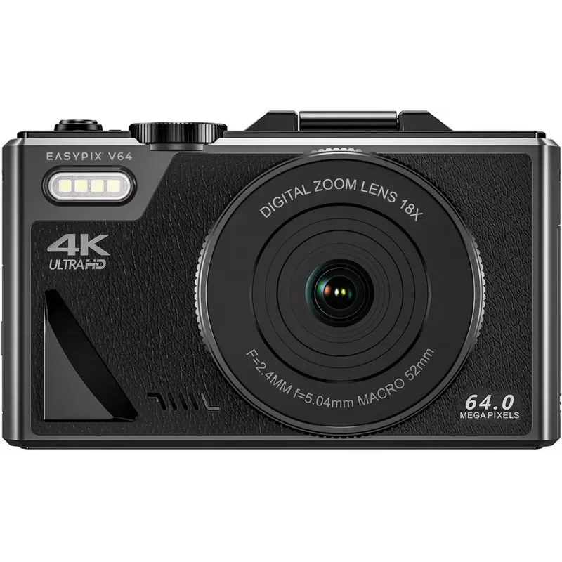 Skaitmeninis fotoaparatas EASYPIX V64 Flip 20203 – 16 MP, 1080p vaizdo įrašymas