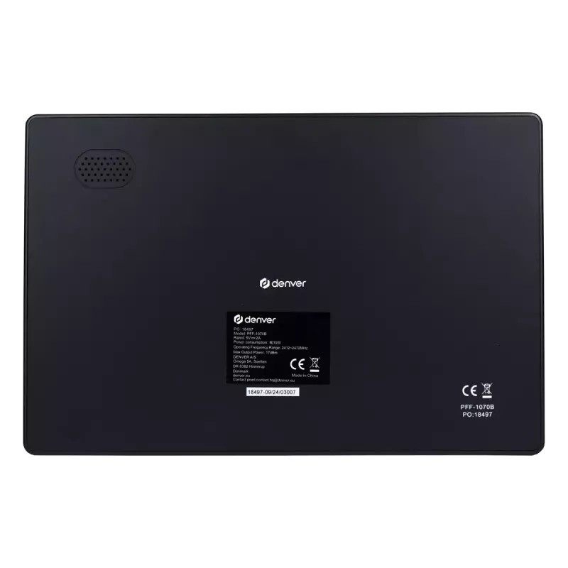 Skaitmeninis nuotraukų rėmelis Denver PFF-1070B 10.1 colio liečiamuoju ekranu Wi-Fi Juodas