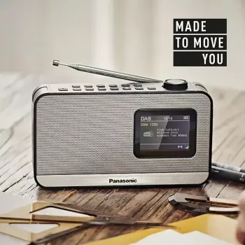 Nešiojamas radijas Panasonic RF-D15 skaitmeninis imtuvas DAB+ FM 3W