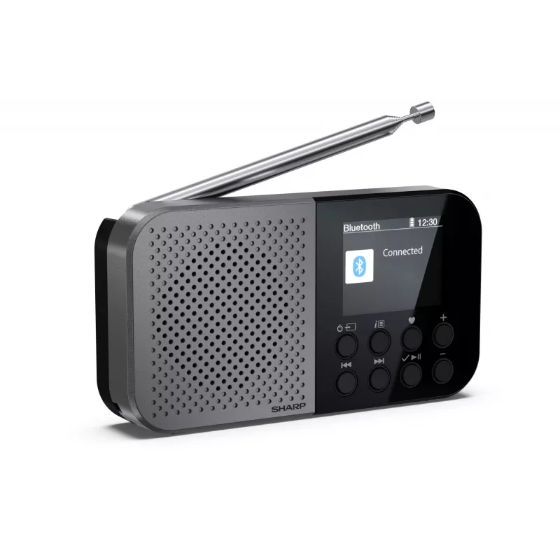 Nešiojamas radijas Sharp DR-P520 skaitmeninis imtuvas DAB DAB+ FM