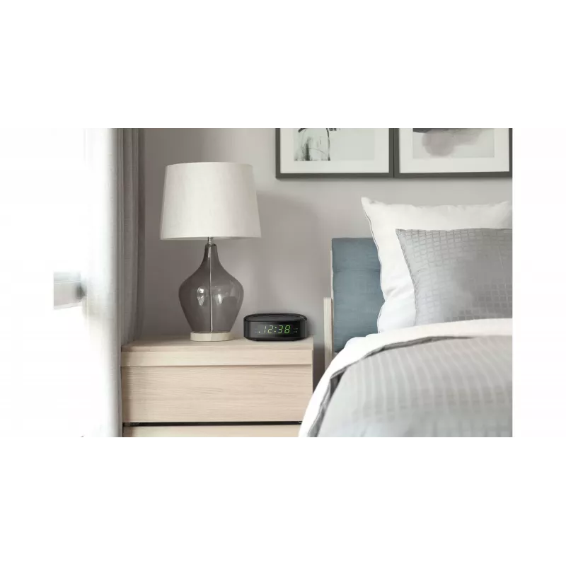 Philips TAR3205/12 radijo laikrodis su žadintuvu, juodas