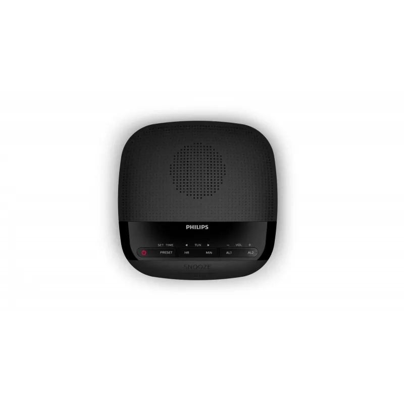 Philips TAR3205/12 radijo laikrodis su žadintuvu, juodas