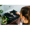 Pavarų diržu varomas vinilinis grotuvas Lenco LS-430BK juodas 40W Bluetooth
