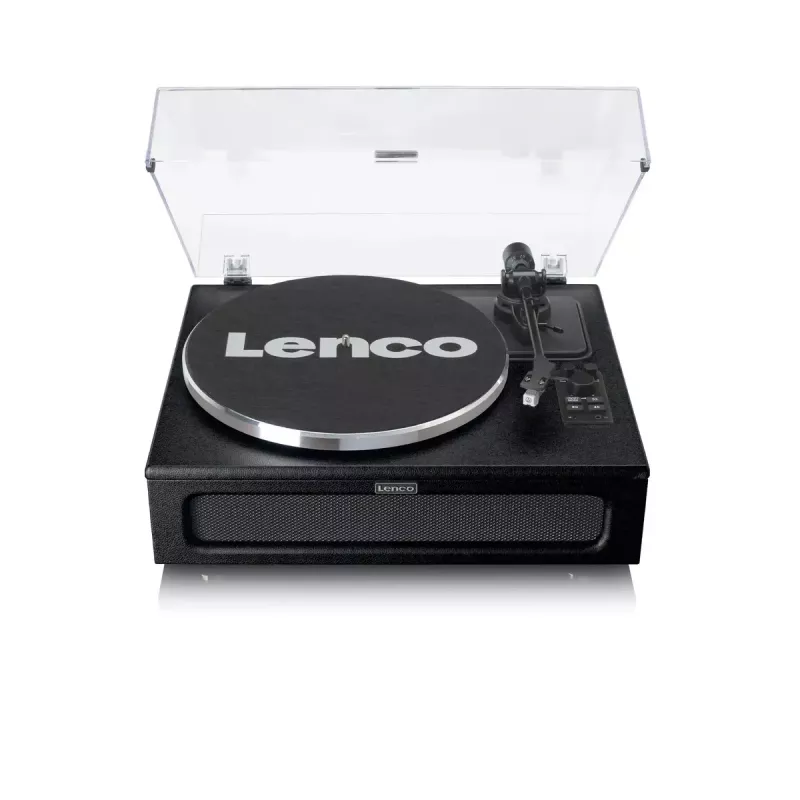 Pavarų diržu varomas vinilinis grotuvas Lenco LS-430BK juodas 40W Bluetooth