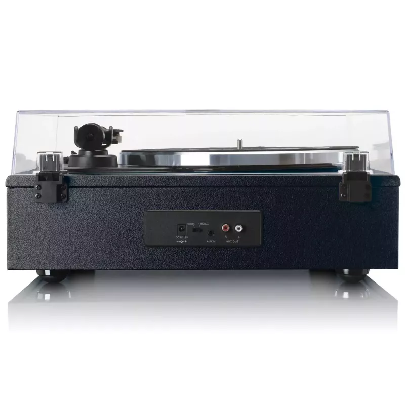 Pavarų diržu varomas vinilinis grotuvas Lenco LS-430BK juodas 40W Bluetooth
