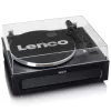Pavarų diržu varomas vinilinis grotuvas Lenco LS-430BK juodas 40W Bluetooth