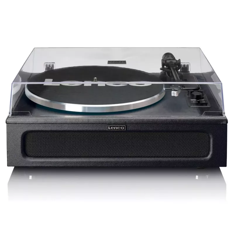 Pavarų diržu varomas vinilinis grotuvas Lenco LS-430BK juodas 40W Bluetooth