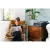 Pavarų diržu varomas vinilinis grotuvas Lenco LS-430BK juodas 40W Bluetooth
