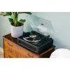 Pavarų diržu varomas vinilinis grotuvas Lenco LS-430BK juodas 40W Bluetooth
