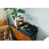 Pavarų diržu varomas vinilinis grotuvas Lenco LS-430BK juodas 40W Bluetooth