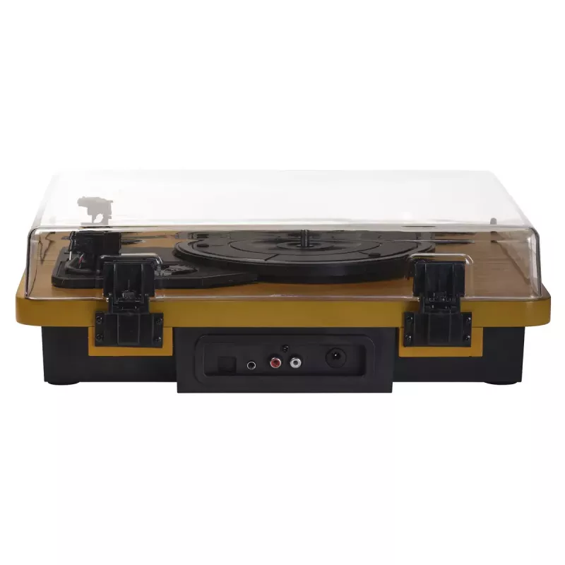 Denver VPL-230LW juodas medinis pusiau automatinis grotuvas 2W RMS