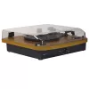 Denver VPL-230LW juodas medinis pusiau automatinis grotuvas 2W RMS