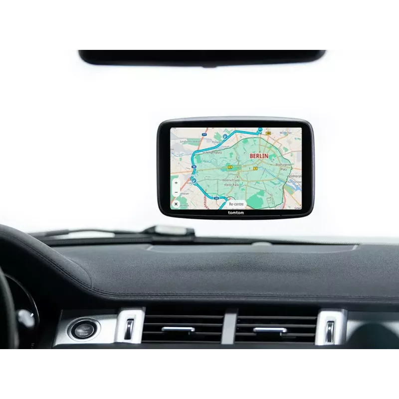 Nešiojamas GPS navigatorius TOMTOM GO su 7 colių jutikliniu ekranu, 32 GB, Europos žemėlapiais, juodas