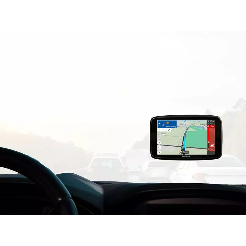 Nešiojamas GPS navigatorius TOMTOM GO su 7 colių jutikliniu ekranu, 32 GB, Europos žemėlapiais, juodas