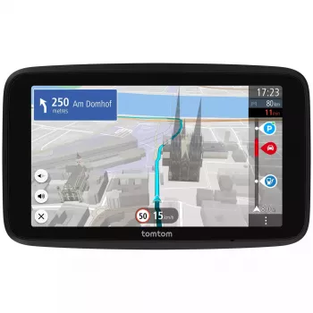Rankinis / stacionarus GPS navigatorius TOMTOM GO 15,2 cm (6 colių) jutiklinis ekranas, Bluetooth, Wi‑Fi, Europos žemėlapiai, 0,27 kg