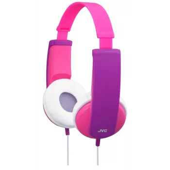 Ausinės JVC HA-KD5-P-E laidinės, vaikiškos, rausvai violetinės
