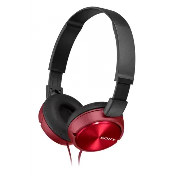 Sony MDR-ZX310AP ausinės, laidinės, 10–24000 Hz, skambučiai/muzika, 125 g, raudonos