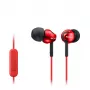 Ausinės Sony MDR-EX110AP raudonos