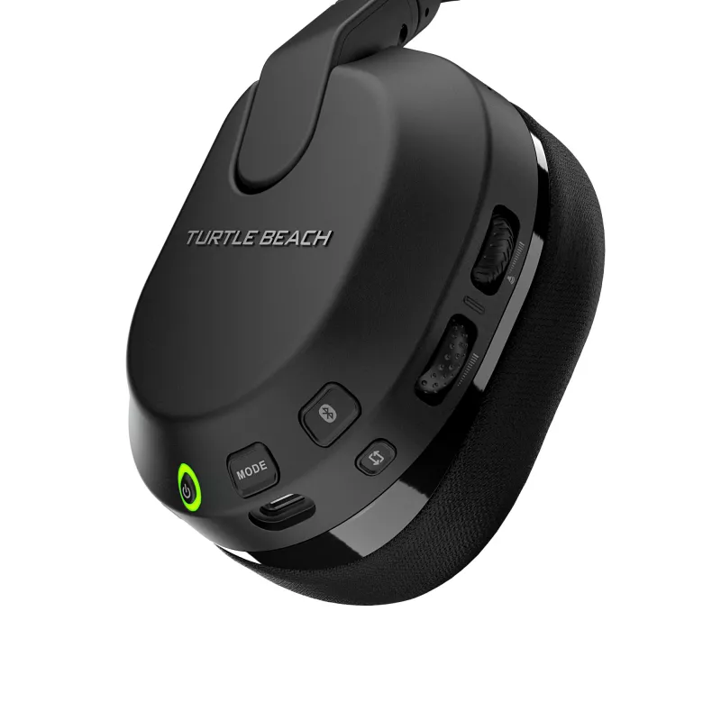 Turtle Beach Stealth 600 Juoda belaidė žaidimų ausinė PlayStation, iki 80 val. baterija, 50 mm garsiakalbiai, Bluetooth, skirta PS5, PS4, PC ir mobiliems įrenginiams