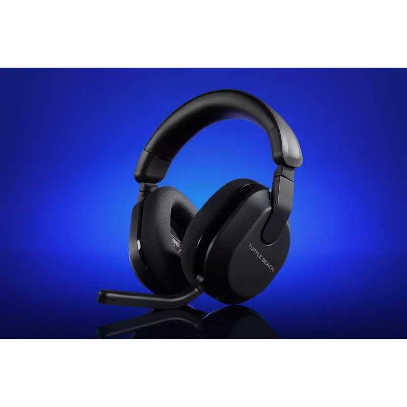Turtle Beach Stealth 600 Juoda belaidė žaidimų ausinė PlayStation, iki 80 val. baterija, 50 mm garsiakalbiai, Bluetooth, skirta PS5, PS4, PC ir mobiliems įrenginiams