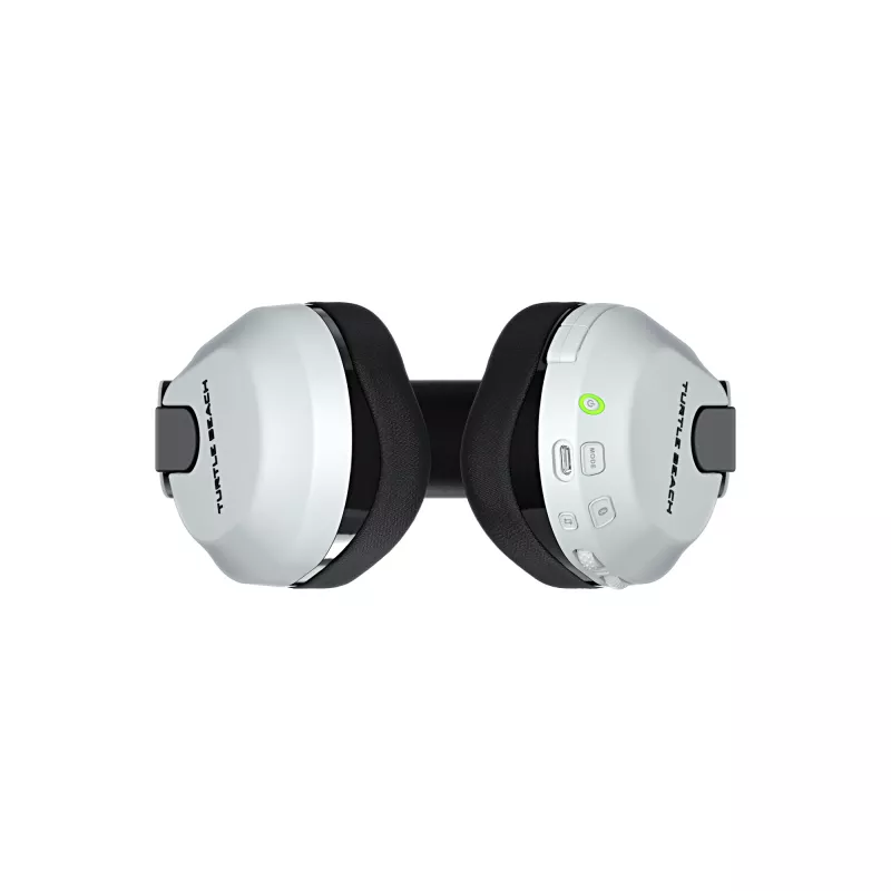 Turtle Beach Stealth 600 Gen 3 Baltas belaidis žaidimų ausinių komplektas PlayStation, PS5, PS4, PC ir mobiliems įrenginiams, 80 val. baterija, 50 mm garsiakalbiai, Bluetooth