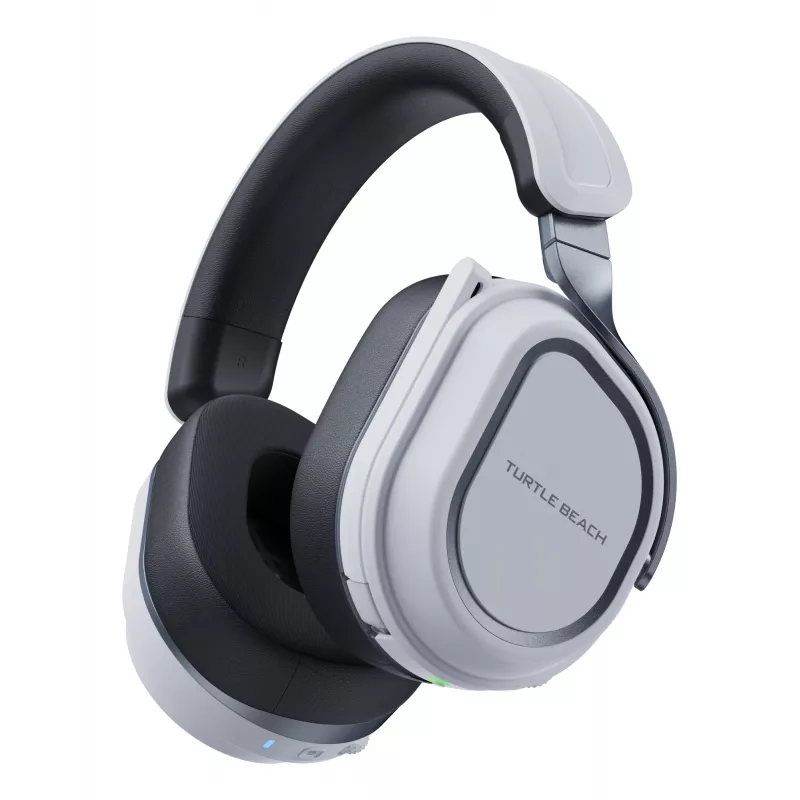 Turtle Beach Stealth 700 White belaidžiai žaidimų ausinės su Bluetooth, 80 valandų baterija, 60 mm garsiakalbiais, PS5, PS4, PC ir mobiliesiems