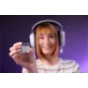 Turtle Beach Stealth 700 White belaidžiai žaidimų ausinės su Bluetooth, 80 valandų baterija, 60 mm garsiakalbiais, PS5, PS4, PC ir mobiliesiems