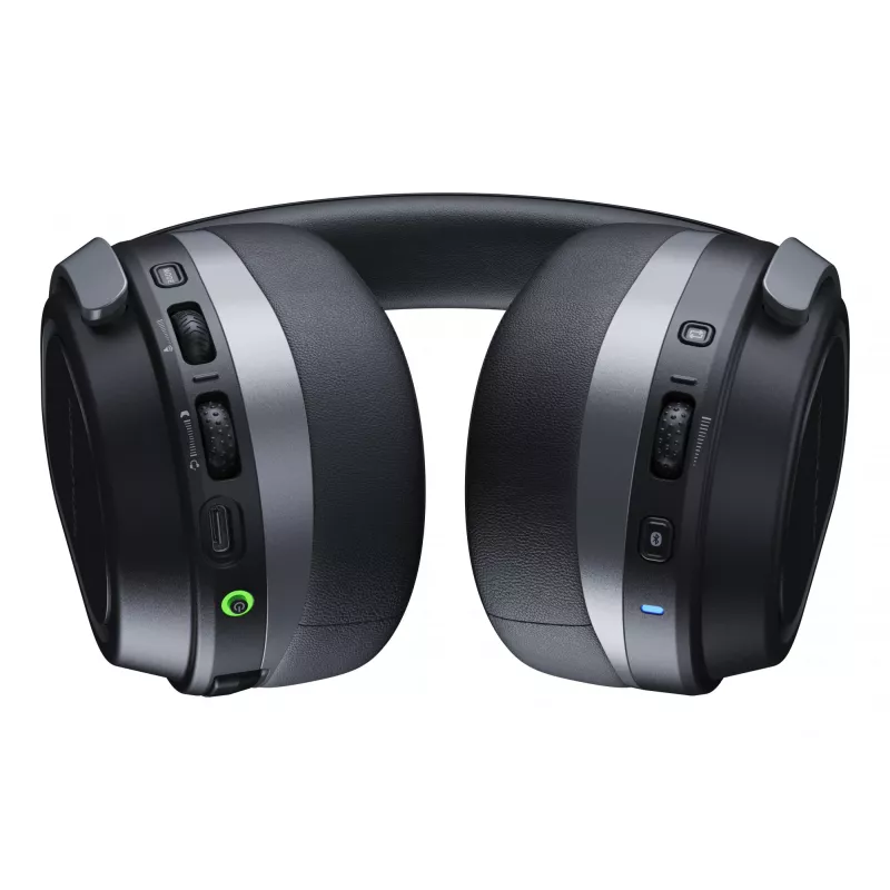 Turtle Beach Stealth 700 Black Xbox belaidžiai žaidimų ausinės su 80 val. baterija, Bluetooth, dvigubais siųstuvais ir 60 mm garsiakalbiais, skirtos Xbox Series X/S, Xbox One, PC ir mobiliems įrenginiams